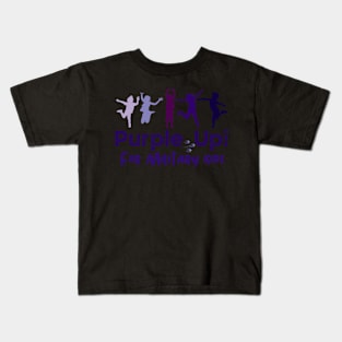 Purple Up For Military Month Of Military Child Kids T-Shirt